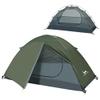 MC TOMOUNT Backpacking Tent 1 Person Waterproof Lightweight Double Layer Free-Standing Aluminum Pole for Outdoor Camping Hiking 4 Season view 1