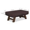 Covers & all Air Hockey Table Cover 18 Oz Waterproof - 100% UV & Weather Resistant Outdoor Table Cover with Elastic for Snug Fit (88" W x 44" D x 15" H Inches, Coffee) view 2