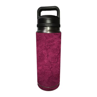 MightySkins Skin Compatible with YETI Rambler 26 OZ Bottle - Pink Gravel | Protective, Durable, and Unique Vinyl Decal wrap Cover | Easy to Apply, Remove, and Change Styles | Made in The USA
