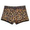 YONGHS Women's Sexy Leopard Print Underwear Hipster Panties High Waist Running Yoga Booty Shorts Activewear Leopard M view 4