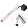 VBESTLIFE 2-in-1 Pool Chalk Holder and Cue Tip Tool Aluminum Billiard Accessory with Keychain Portable Chalker and Tip Pricker for Pool Players view 3