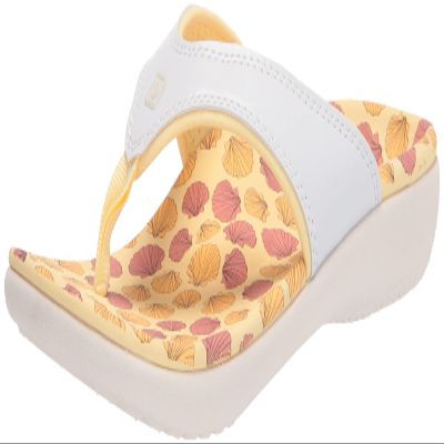 Spenco Women's Yumi Ocean Sandal, White, 8W