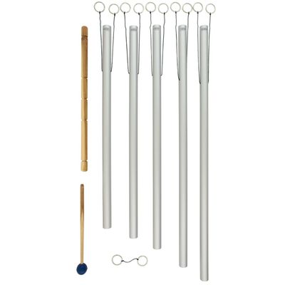 Set of 5 Sharps - Tuned Healing Chimes - Includes 5 Chimes, Hanger, & Mallet/Tuned to Correspond to The 5 Sharps