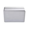 Hugger Mugger 4" Foam Yoga Block - Gray - strong and stable, beveled edges for comfort, most favored block size, helps with alignment and support in many poses view 3