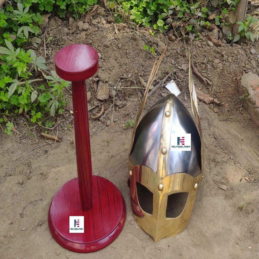 Nautical-Mart Armor Helmet Brass Wing