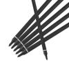 ZSHJGJR 30 Inch Archery Carbon Arrows 500 Spine Practice Hunting Arrows with Removable Tips Arrow Quiver for Compound Recurve Bow Longbow 12Pcs (12pcs Transparent + Quiver) view 3