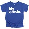 Bold Big Cousin T-Shirt for Girls and Boys Fun Family Outfits Vintage Royal Shirt 12 Months view 1