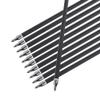 ZSHJGJR 30 Inch Archery Carbon Arrows 500 Spine Practice Hunting Arrows with Removable Tips Arrow Quiver for Compound Recurve Bow Longbow 12Pcs (12pcs Non-Transparent + Quiver) view 4