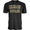 Blue 84 Men's Colorado Buffaloes T Shirt Tri-Blend Team Color, Colorado Buffaloes Black, Large view 1