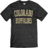 Blue 84 Men's Colorado Buffaloes T Shirt Tri-Blend Team Color, Colorado Buffaloes Black, Large view 3
