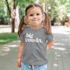 Bold Big Cousin T-Shirt for Girls and Boys Fun Family Outfits Granite Heather Shirt 12 Months view 3