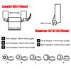 ROCKBROS Suction Cup Bike Rack Adapter 9/12/15/20mm Diameter 100/110mm Axle Length for Car Roof Top Sucker Bike Rack view 2
