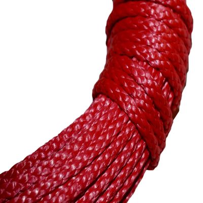 Samson Amsteel Blue Rope 7/64" Diameter, Multiple Lengths and Colors, Dyneema Fiber HMPE, High Strength, Low Stretch, 1600lb Average Tensile Strength (150 ft. Hank, Red)