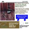 CAMPINGMOON 3 Outlet Camping Stove Adapter, Inlet: 16oz/1Lb Small Propane Tank, Outlet: EN417 Lindal Valve Z36 view 4