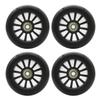 2Pcs 100mm Scooter Wheels with Plastic Core and ABEC-7 Bearing 100mm Kick Scooter Wheels Replacement Wheel for Razor/Lucky Envy/Vokul Scooters view 1