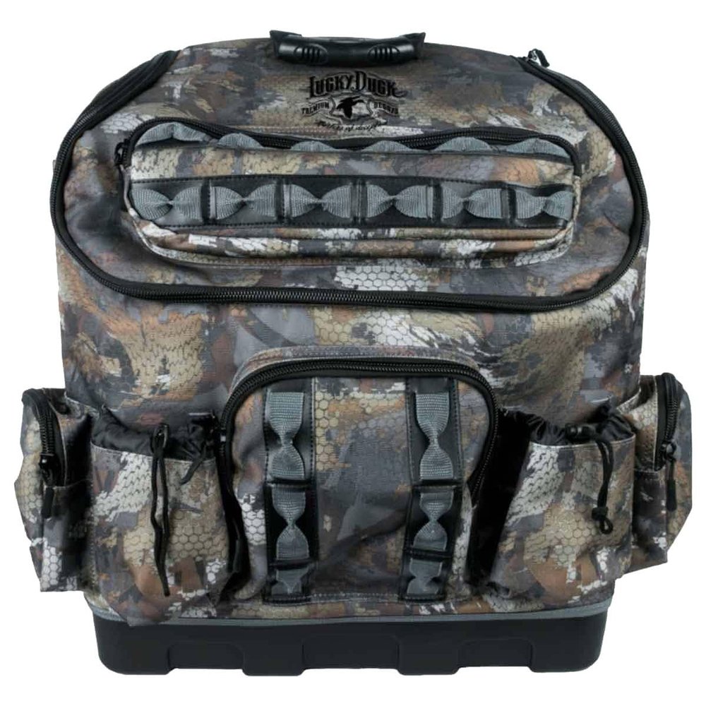 Lucky Duck 4 Slot Motion Decoy Bag for Waterfowl Hunting, Optifade Timber
