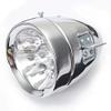 Vintage Retro Bicycle Bike Front Light Lamp 7 LED Fixie Headlight with Bracket (Silver) view 4