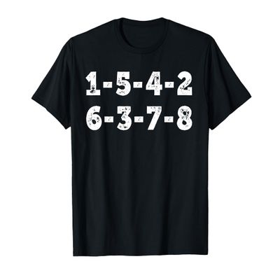 1 5 4 2 6 3 7 8 Engine Strokes Diagram T-Shirt