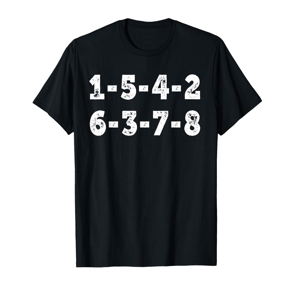 1 5 4 2 6 3 7 8 Engine Strokes Diagram T-Shirt