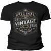 40th Birthday Gift Shirt for Men - Vintage 1986 Aged to Perfection - Gear - Black-001-4X view 1