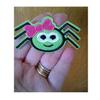 Spider - Pink Bow - Insect - Halloween - Pin Brooch - Jewlery view 2