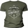50th Birthday Gift Shirt for Men - Vintage 1976 Aged to Perfection - Gear - Military-002-4X view 1