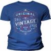 40th Birthday Gift Shirt for Men - Vintage 1986 Aged to Perfection - Gear - Royal-003-4X view 1