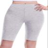 Design by Olivia Women's Basic Solid Active Yoga Biker Shorts Heather Grey M view 2