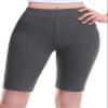 Design by Olivia Women's Basic Solid Active Yoga Biker Shorts Ash Grey S view 2