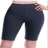 Design by Olivia Women's Basic Solid Active Yoga Biker Shorts Navy L view 2