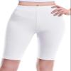 Design by Olivia Women's Basic Solid Active Yoga Biker Shorts White L view 2