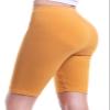 Design by Olivia Women's Basic Solid Active Yoga Biker Shorts Mustard S view 1