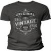 40th Birthday Gift Shirt for Men - Vintage 1986 Aged to Perfection - Gear - Dk. Heather-002-4X view 1