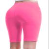 Design by Olivia Women's Basic Solid Active Yoga Biker Shorts Fuchsia M view 3