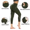 GAYHAY High Waist Yoga Pants with Pockets, Leggings for Women Tummy Control Compression Workout Leggings for Women Olive view 3