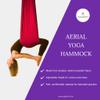 Aerial Yoga Hammock Set  Anti-Gravity Swing for Inversion, Flexibility & Strength Training (Red) view 3