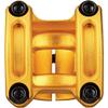 Spank Spoon 350 Stem,Gold (Diameter 35mm, Length: 35/43mm, Rise: 0), Chamfered bar clamp, Ultra-short stack height, Bicycle Stem, Ideal for ASTM 5, All mountain, enduro, trail, free ride, DJ, E-Bike view 2