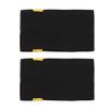 Aislor 1 Pair Captain Epaulets - 1/2/3/4 Bar - Black with Gold Stripes Black&Gold Types 3 view 2