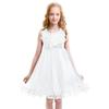 Flower Girl Petal Lace Dress Princess Kids Formal Wedding Bridesmaid Pageant Party Dress Toddler Baby Girls First Communion Birthday Dance Prom Gown Puffy Tulle Ball Dresses White - Short 2-3 Years view 1