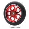 2Pcs 110mm Pro Scooter Wheels with ABEC 9 Bearings Fit for MGP/Razor/Lucky Envy/Vokul Pro Scooters Replacement Wheels (A-Red) view 3