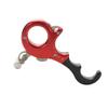SHARROW Compound Bow Release Aid Adjustable 3 or 4 Finger Grip Aluminum Alloy Archery Release Aids for Left and Right Hand Hunting Accessories (red) view 4