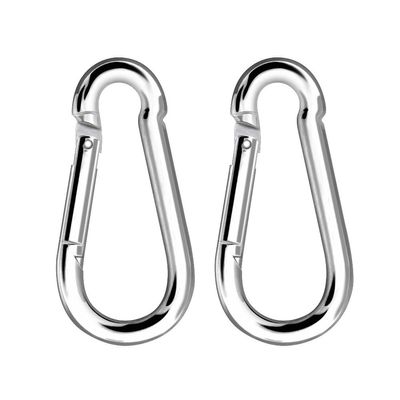 VBESTLIFE 2Pcs Outdoor Heavy Duty Carabiners, Zinc Alloy Heavy Duty Carabiners for Kids Swing Climbing Hammock Keychain Bottle Chain