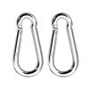 VBESTLIFE 2Pcs Outdoor Heavy Duty Carabiners, Zinc Alloy Heavy Duty Carabiners for Kids Swing Climbing Hammock Keychain Bottle Chain view 1