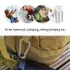 VBESTLIFE 2Pcs Outdoor Heavy Duty Carabiners, Zinc Alloy Heavy Duty Carabiners for Kids Swing Climbing Hammock Keychain Bottle Chain view 2