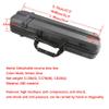 AMEYXGS Takedown Recurve Bow Case Hard Bow Carry Storage Box Arrow Holder for Archery Hunting Shooting (Black, S: 27.5"x7.9"x5.1") view 2