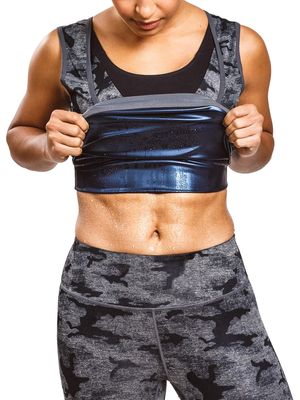 Sweat Shaper Women's Sauna Premium Workout Tank Top Slimming Vest for Exercise