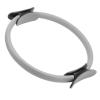 Yoga Ring, Pilates Circle for Home Gym Exercises Strengthens Core Muscles Fitness Ring for All Levels and Sit Stand Lie Positions(Grey)