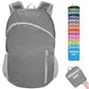 BEMYGREENBAG 35L Foldable Waterproof Backpack For Outdoor Sports With Inside Wet Clothes Compartment Packable For Multiple Uses Ultra Lightweight Ideal For Hiking Men And Women Travel(Grey) view 1