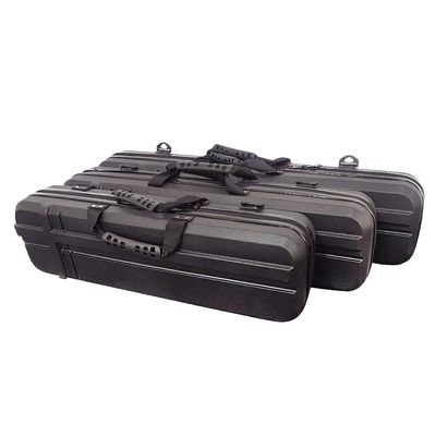 AMEYXGS Takedown Recurve Bow Case Hard Bow Carry Storage Box Arrow Holder for Archery Hunting Shooting (Black, M:31.5"x7.9"x5.1")