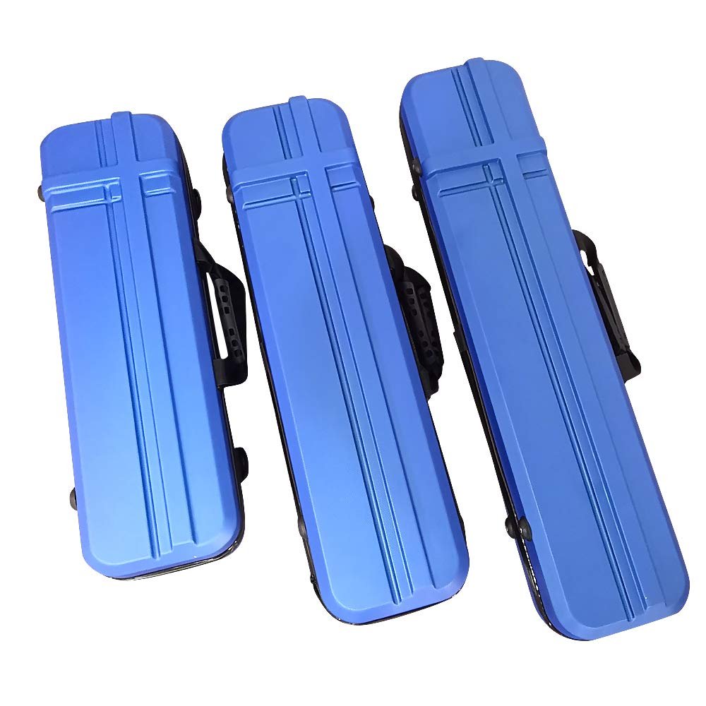 AMEYXGS Takedown Recurve Bow Case Hard Bow Carry Storage Box Arrow Holder for Archery Hunting Shooting (Blue, M:31.5"x7.9"x5.1")